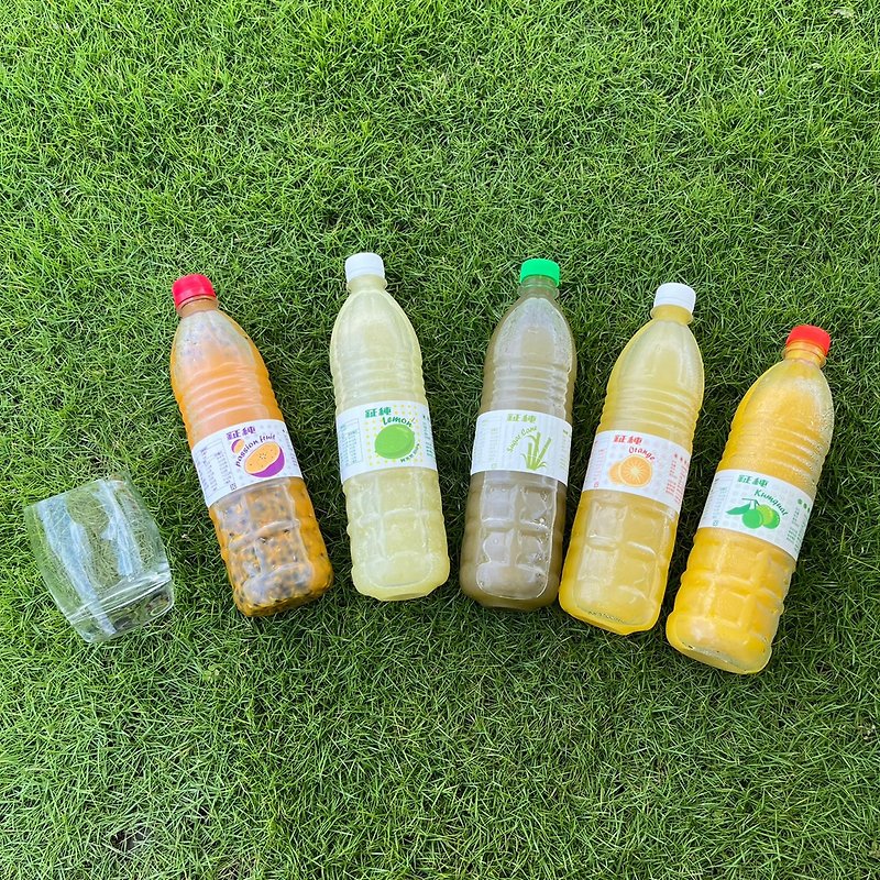 【正純】果汁 750ml レモン/オレンジ/ゴールド/パッションフルーツ/サトウキビ - お茶 - その他の素材 