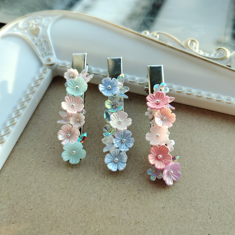 Summer Blooms Hairpins - เครื่องประดับผม - โลหะ 