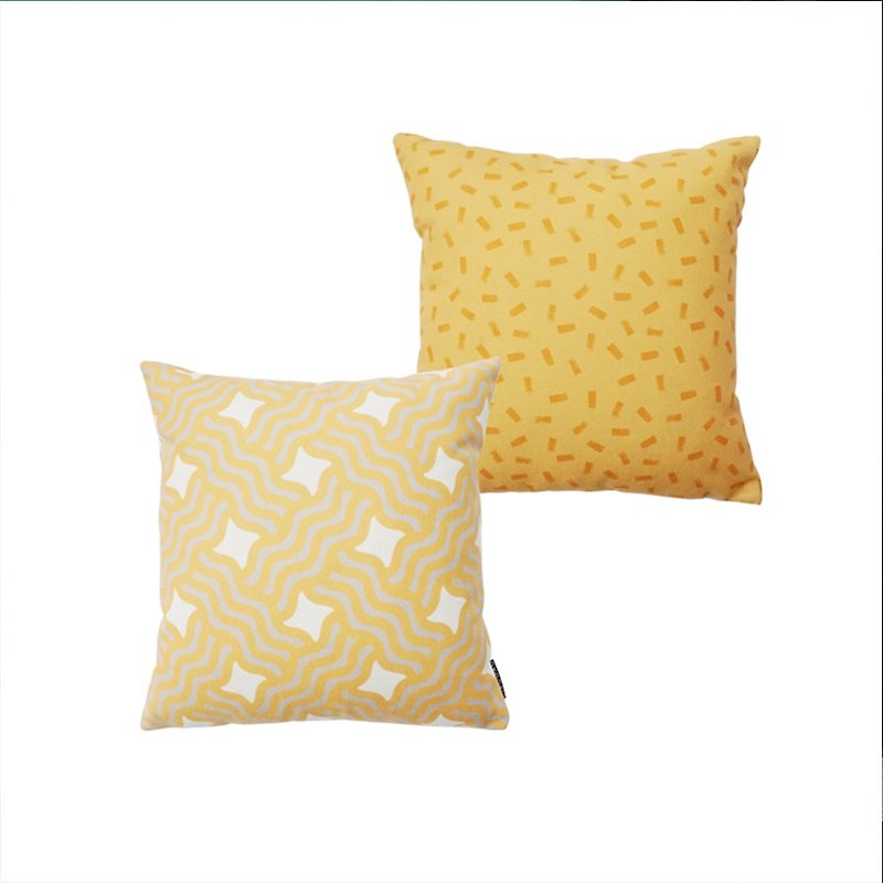 ドラフトCIAOGAONordicinsアメリカン幾何学的配置黄色ABシンプルソファクッション枕カバー - 枕・クッション - ポリエステル 
