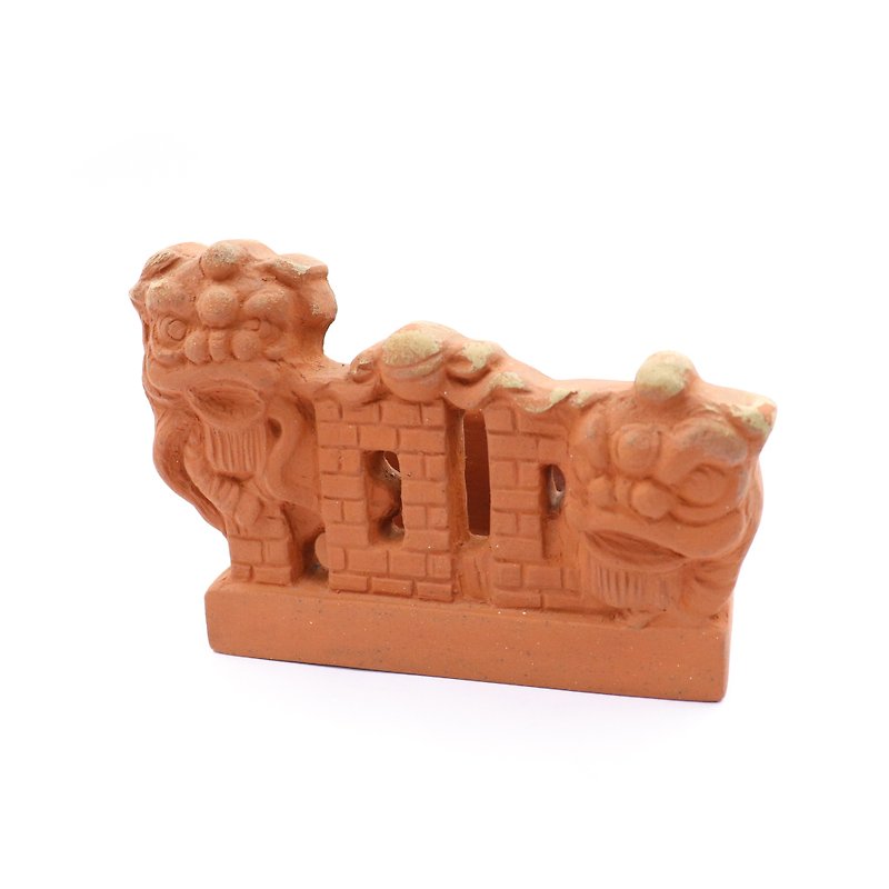 Xiangshi Xianrui Brick Carved Business Card Holder/Business Card Stand - ที่ตั้งบัตร - ดินเผา 