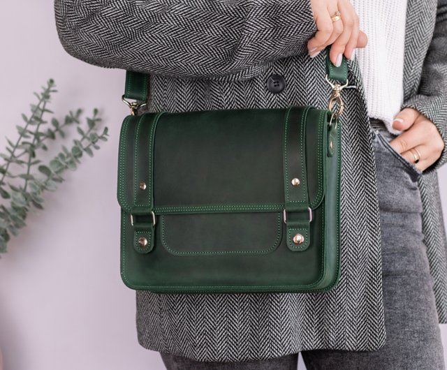 レディース レザー ショルダーバッグ/ミディアム サイドバッグ/クロス