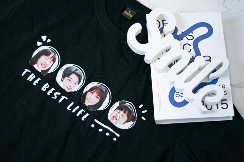 客製禮物 | 客製化短袖T-shirt/衣服(黑色款) - 其他 - 棉．麻 