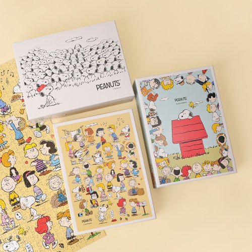NORNS Peanuts史努比520片拼圖-Snoopy Puzzle 520片拼圖 玩具 遊戲桌遊
