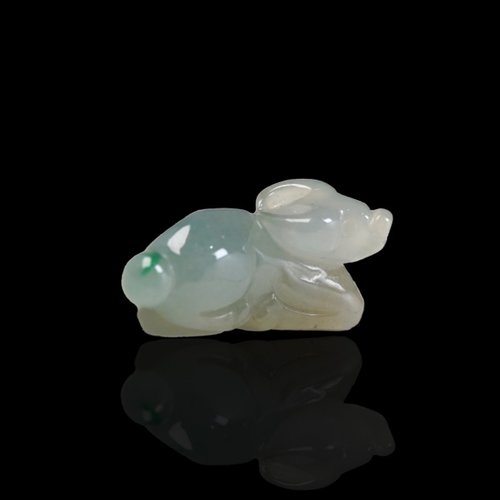 瓔珞珠寶盒 E.L.Jewelry Box 冰種飄花翡翠水牛 | 天然緬甸玉A貨翡翠 | 送禮