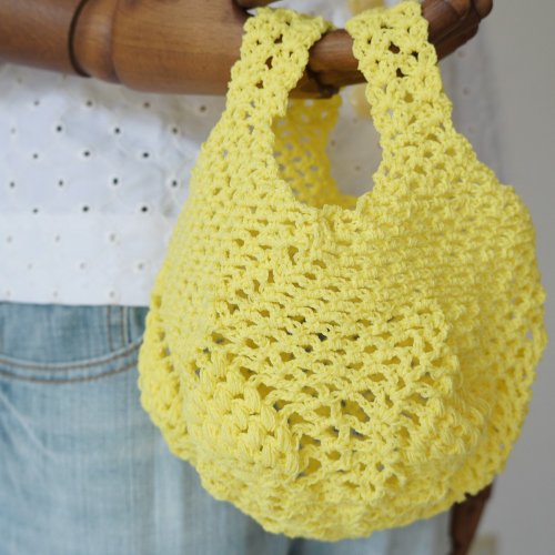 SHOP2155 Ba-ba handmade Openwork knitting multi bag No.MB37