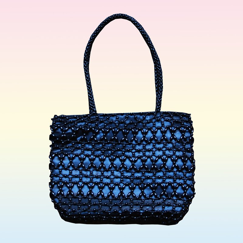 Vintage beads handbag - กระเป๋าแมสเซนเจอร์ - วัสดุอื่นๆ 