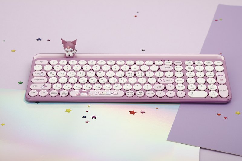 SANRIO-無線鍵盤-KUROMI - 電腦配件 - 塑膠 紫色
