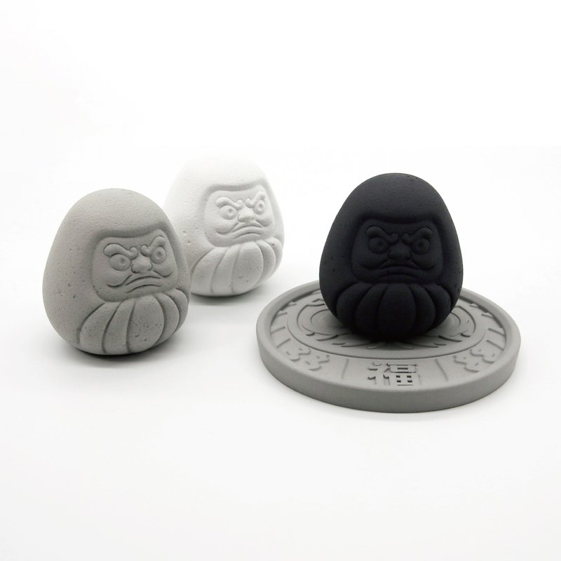 えんぎもの Aroma stone I 日式達摩擴香石 I 香氛 I 附精油－ - 香氛/精油/擴香 - 水泥 灰色