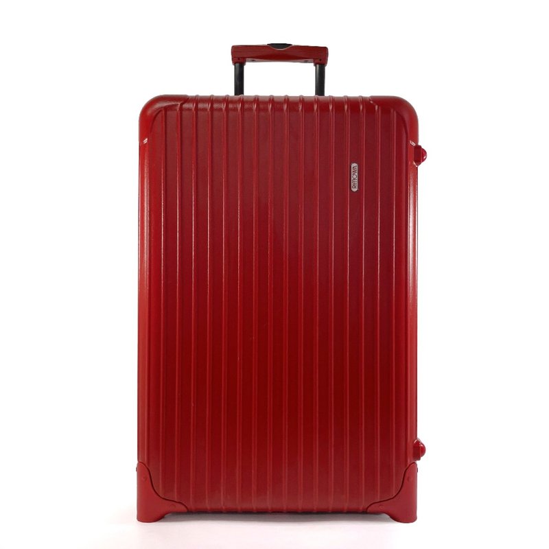 【日本直送 中古美品】リモワ RIMOWA スーツケース・キャリーケース 855.63 サルサ 2輪 ポリカーボネート レッド 63L - 其他 - 其他材質 紅色
