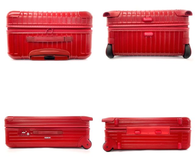 RIMOWA リモワ サルサ 63L 2輪 レッド TSA 美品 855.63 日本直送 中古美品】リモワ RIMOWA スーツケース・キャリー