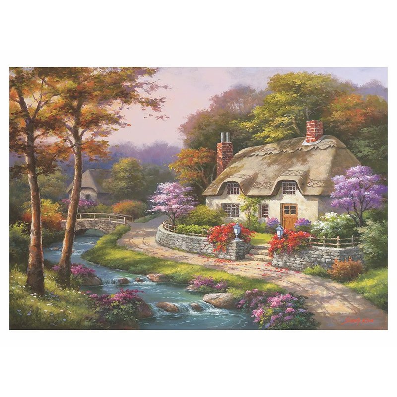 Spring Cottage/Puzzle - Puzzles - Paper 