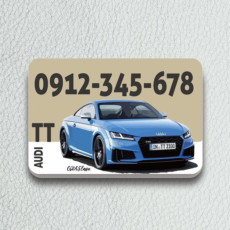 CreASEnse Car Park Pad Mobile phone number - Other - Acrylic Multicolor