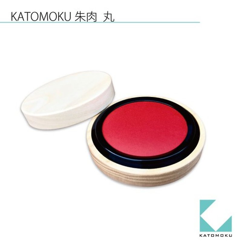 KATOMOKU Red Meat No. 50 Maru Natural km-68N - ตราปั๊ม/สแตมป์/หมึก - ไม้ 