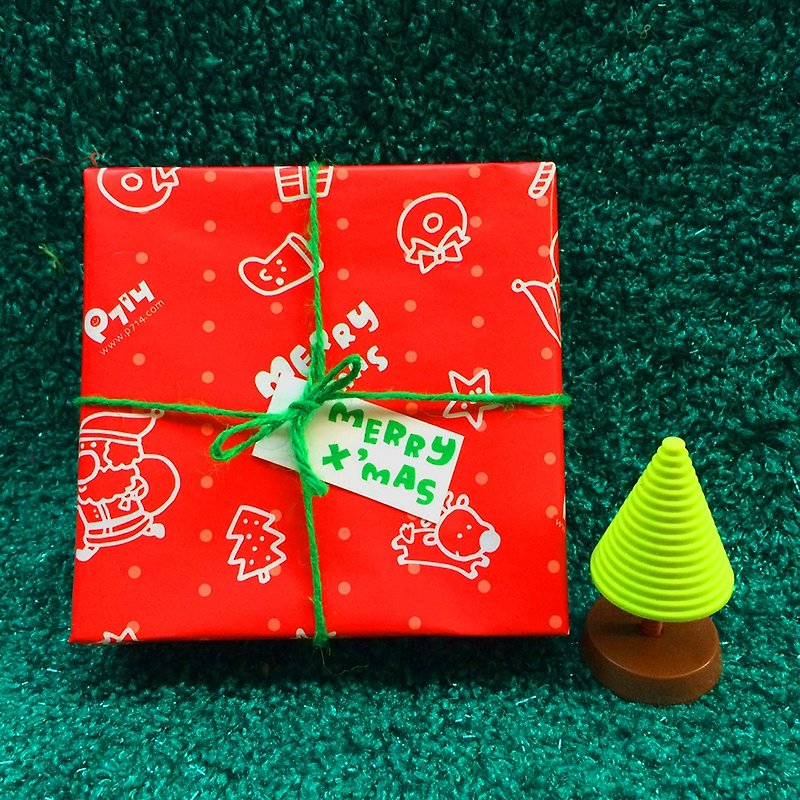 Christmas _ merchandise packaging service - วัสดุห่อของขวัญ - กระดาษ หลากหลายสี