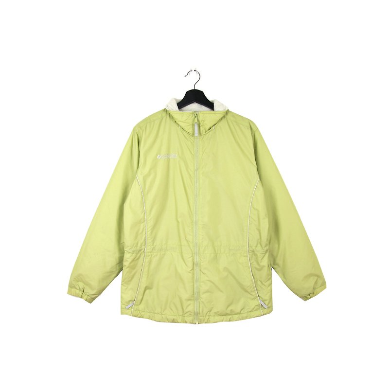 Back to Green :: Windbreaker cotton jacket Columbia Verdict // Unisex / vintage outdoor (CO-01) - Women's Casual & Functional Jackets - Polyester 