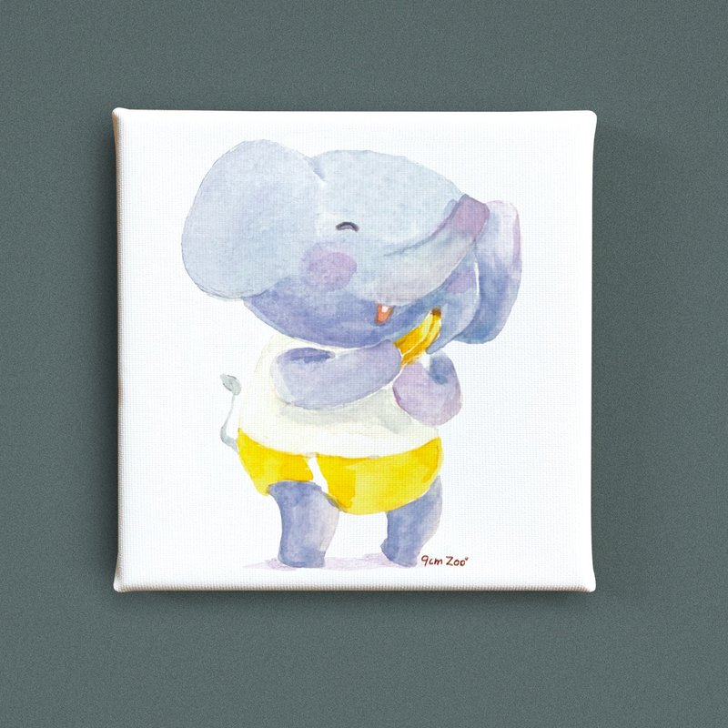 【9cm zoo – elephant】replica painting - Wall Décor - Waterproof Material 