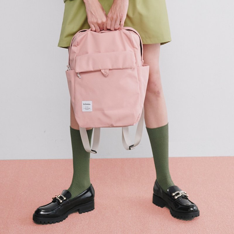 MINI CARTER ECO All Day Backpack, Backpack for 13 inch Laptop (Prism Pink) - กระเป๋าเป้สะพายหลัง - วัสดุอีโค สึชมพู