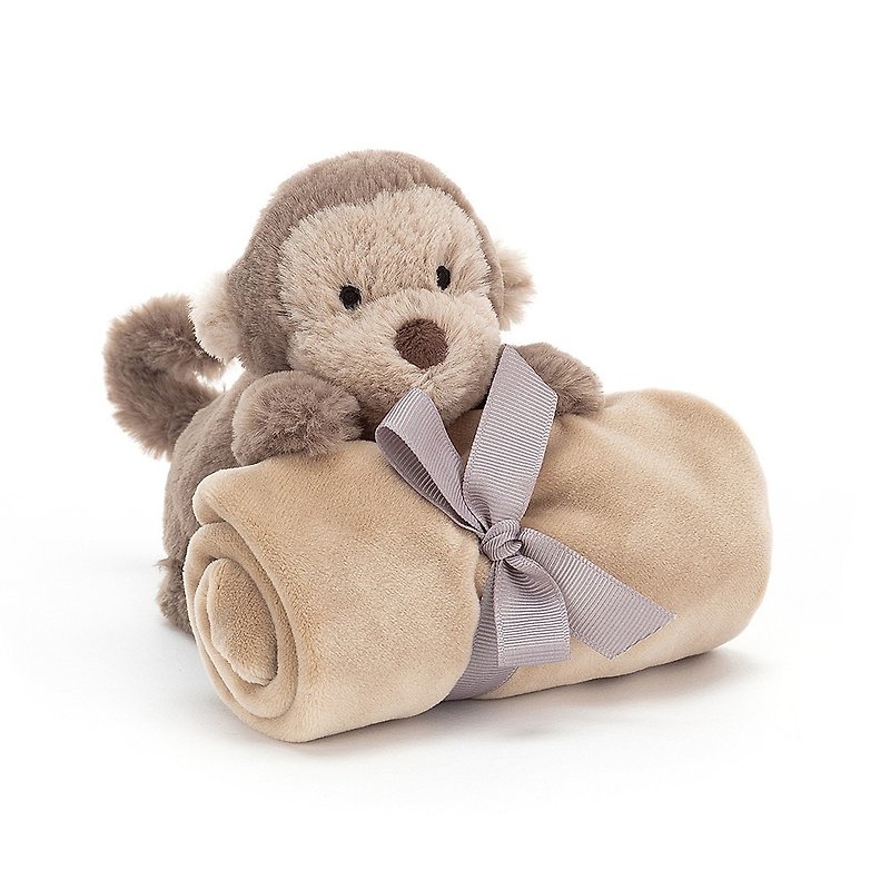 Jellycat Shooshu Monkey Soother - Kids' Toys - Polyester Brown