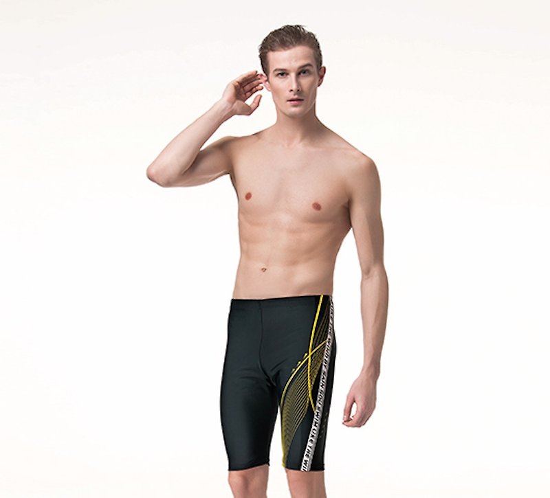 MIT 3/4 Swim Shorts - ชุดว่ายน้ำผู้ชาย - ไนลอน หลากหลายสี