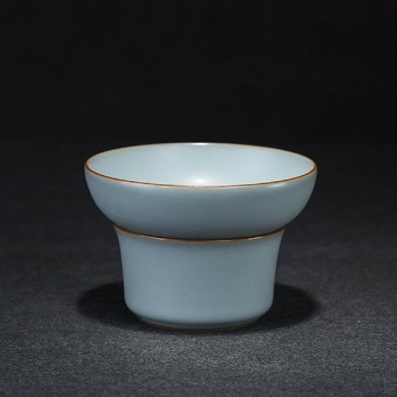 <天青汝窑> Leisure Tea Leak (seat) Tea Set - Teapots & Teacups - Pottery 