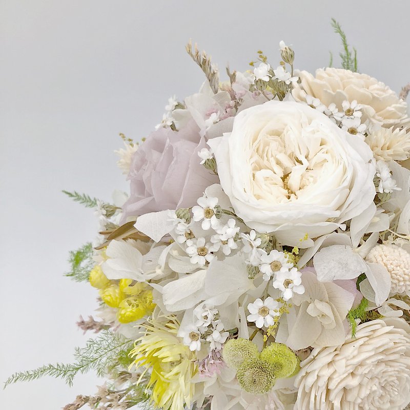 Spring Wedding Blessing _ Eternal Bouquet and Bouton Course 002 - Plants & Floral Arrangement - Plants & Flowers 