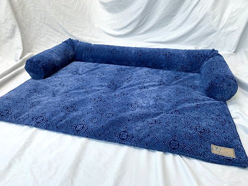 小王子的飛行床商行  統一編號 36818195 三用床-深藍絲花