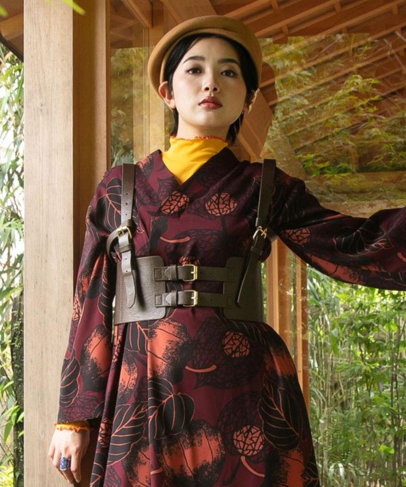 【熱門預購】和風束帶腰封皮帶 (2色) 75CP5303 - 其他 - 棉．麻 