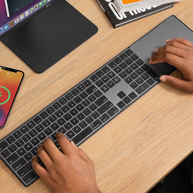 Twelve South蘋果Magic keyboard TrackPad妙控全鍵盤板2 連接器 - 電腦配件 - 塑膠 黑色