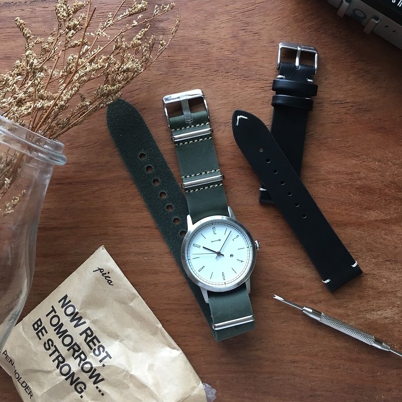 Special-Classy Hour Watch (Modern Vintage Watch) - นาฬิกาผู้ชาย - โลหะ ขาว