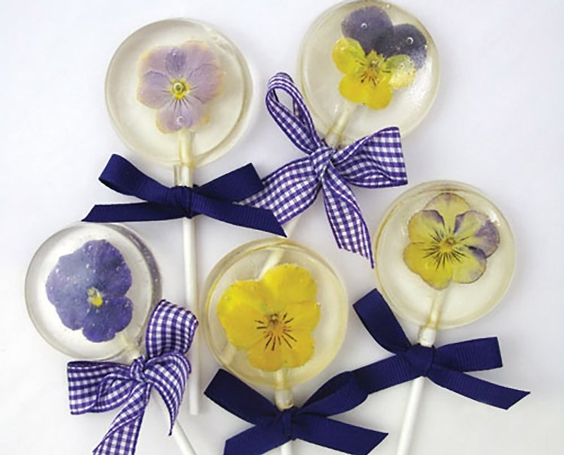 【Petal Lollipop】 Wedding small material ❥ flower lollipop ❥ - Snacks - Fresh Ingredients 
