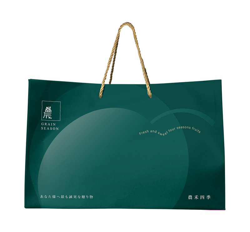 Additional purchase item【Nonghe Four Seasons | New Philosophy of Gifting】Gift Tote Bag - Gift Wrapping & Boxes - Paper Green