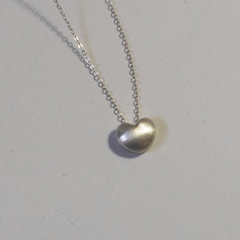 925銀 心形項鍊 Necklace - 項鍊 - 純銀 