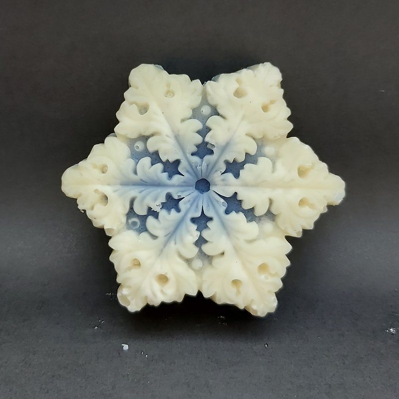 Snowflake #7 Handmade Essential Oil Soaps - Soap - Other Materials Blue