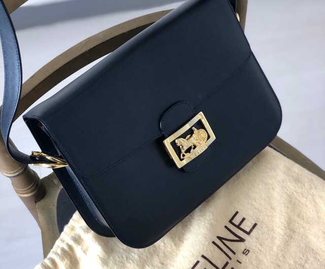 日本直送 名牌中古包 】CELINE セリーヌ ホースキャリッジ 馬車