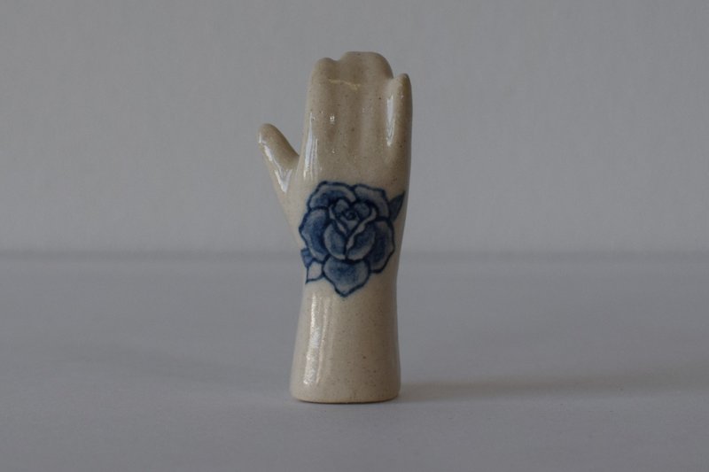 Ceramic Art Hand1 Painting A - ของวางตกแต่ง - ดินเผา 