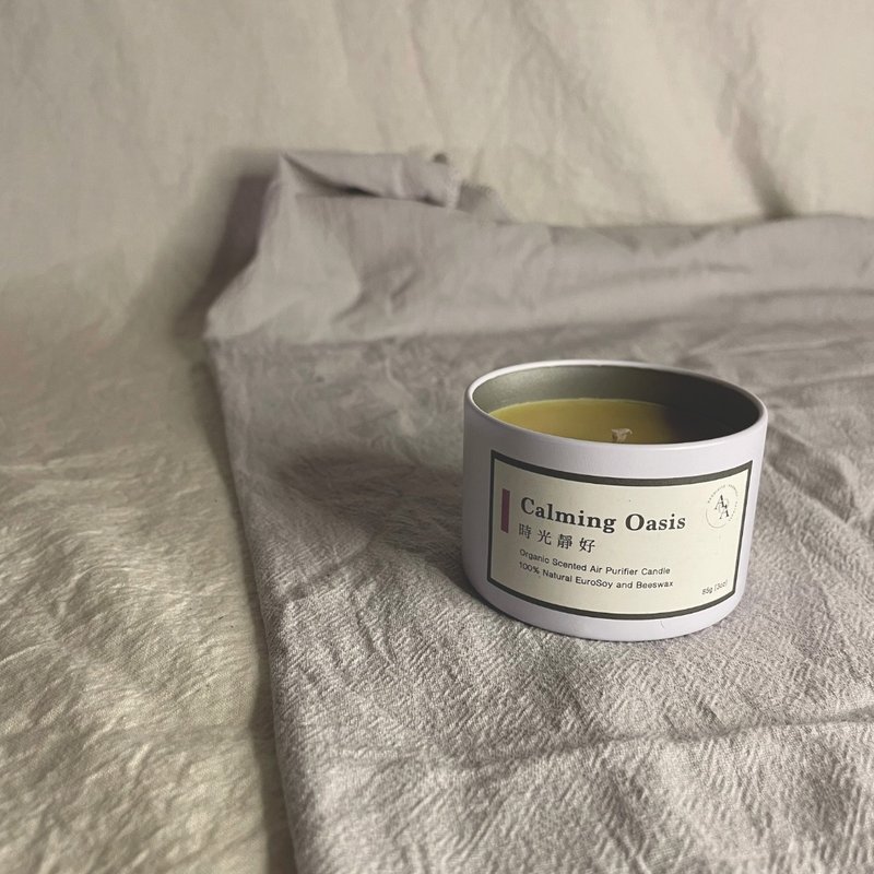 Time is quiet | Meditation and soothing French fir beeswax scented candle 85g - น้ำหอม - น้ำมันหอม 