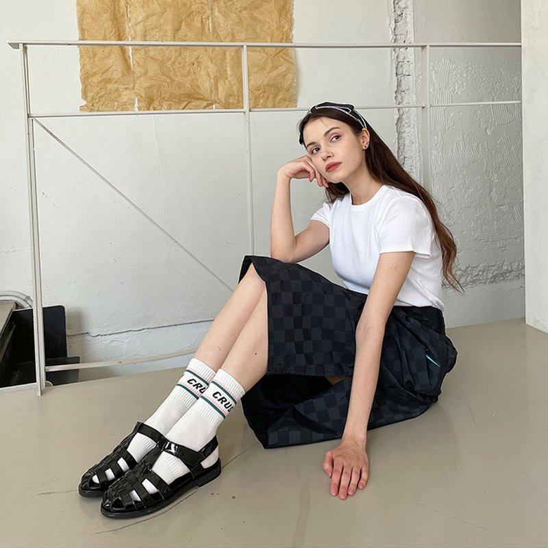 PRE-ORDER – MACMOC Super Enamel (BLACK) 涼鞋 - 涼鞋 - 其他材質 