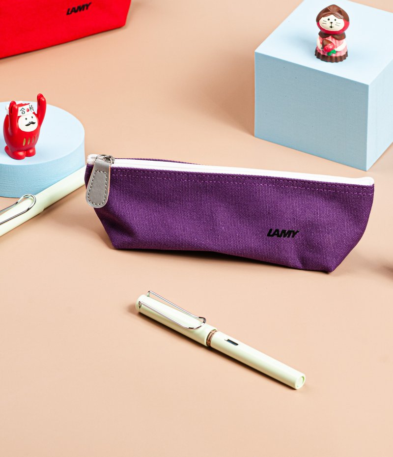 LAMY Pencil Case/Style Series-Zip Pencil Case/Purple - Pencil Cases - Cotton & Hemp Purple