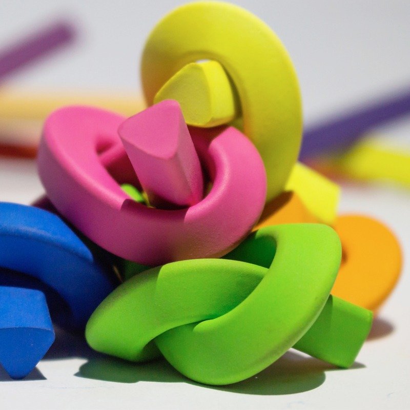 澳洲 Flexcils 可彎曲蠟筆5色獨家正版 - 嬰幼兒玩具/毛公仔 - 蠟 