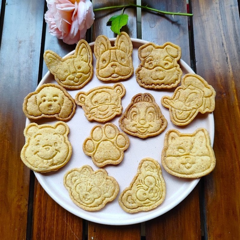 Disney/Dog Biscuits-Salivating Biscuits-Various Flavors-Low Sugar and No Salt-No Additives-Ready Made upon Order - คุกกี้ - อาหารสด 