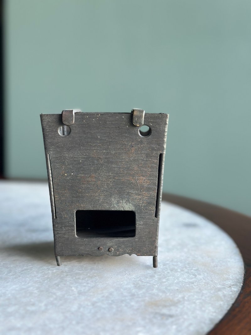 Old copper foldable square stove base for travel - อื่นๆ - ทองแดงทองเหลือง 