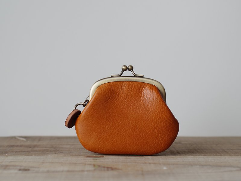 Nume leather salad caramel - Coin Purses - Genuine Leather Brown