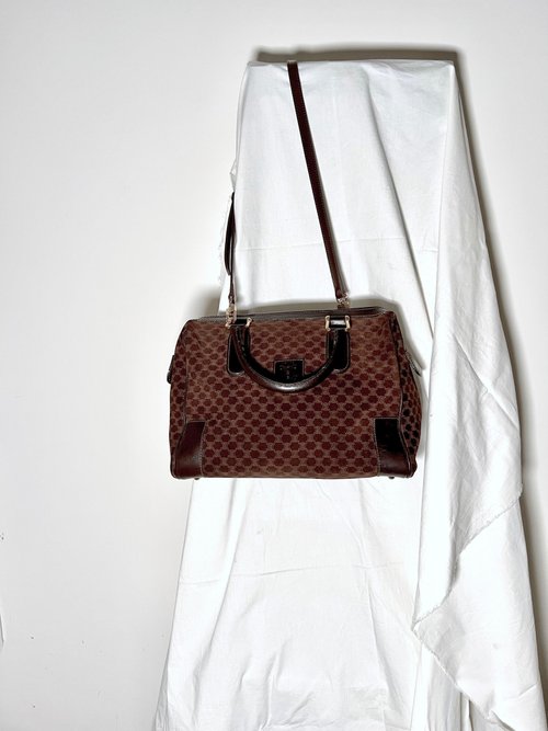 RARE TO GO VINTAGE 日出中古研究所 | 中古名牌選品店 | RARE TO GO 中古 | Celine凱旋門麂皮波士頓包側背手提包