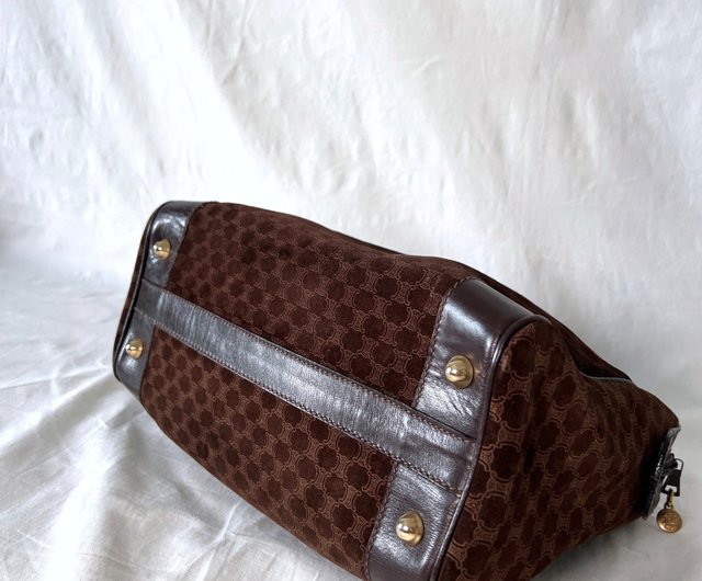 RARE TO GO 中古 | Celine トリオンフ スエード ボストンバッグ