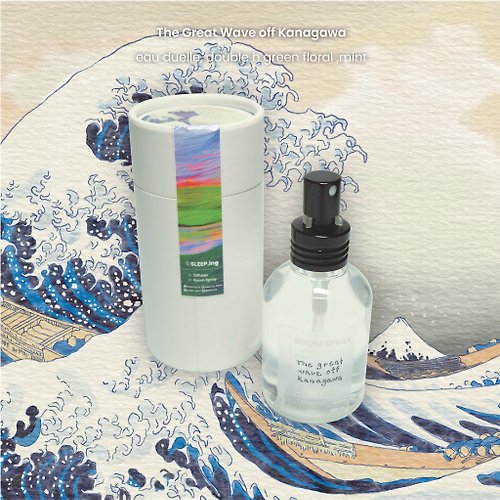 sleep-ing Artist Room spray Collection _ The Great wave off Kanagawa (Hokusai) 100 ml.