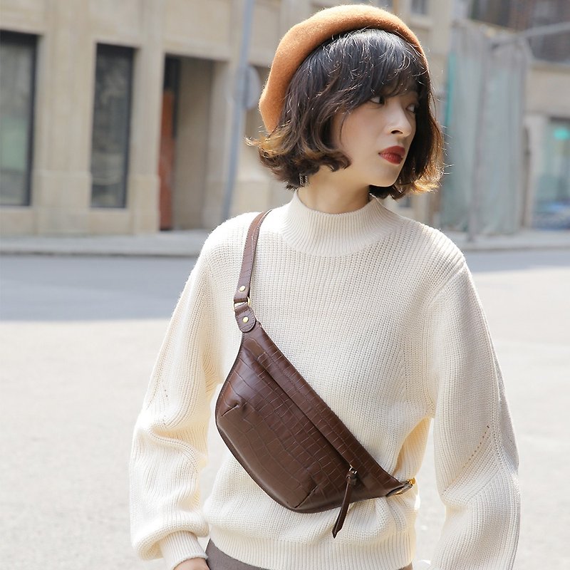 Wool-blend half-high collar white sweater|sweater|autumn|wool blend|Sora-368 - Women's Sweaters - Wool White