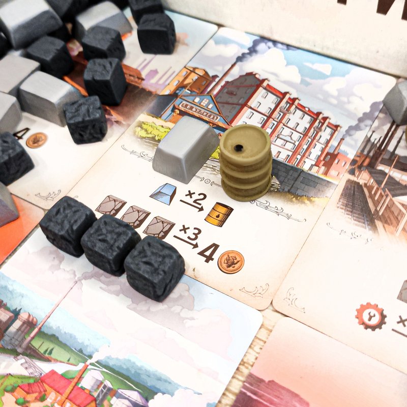 與 Furnace. Interbellum 棋盤遊戲兼容的豪華資源代幣。 - 桌遊/卡牌 - 其他材質 