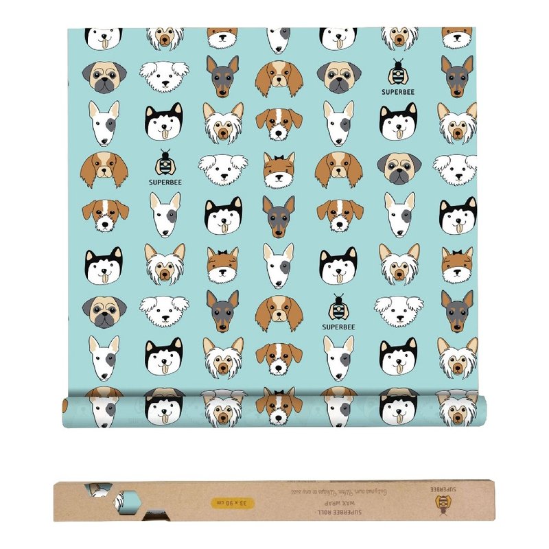 Superbee環保蜂蠟保鮮卷 (可愛萌寵圖案) - 其他 - 蠟 