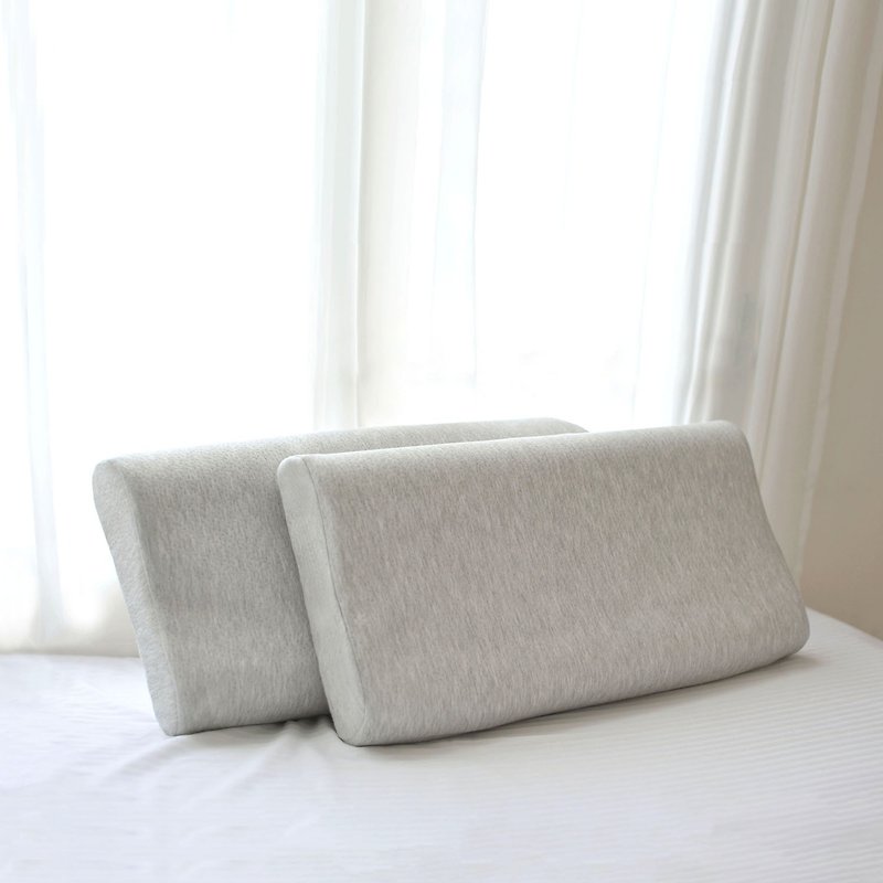 好好睡覺 台灣製造 讓你肩頸放鬆 幫助睡眠好好睡覺的記憶枕 -2入 - 床包/寢具 - 海綿 