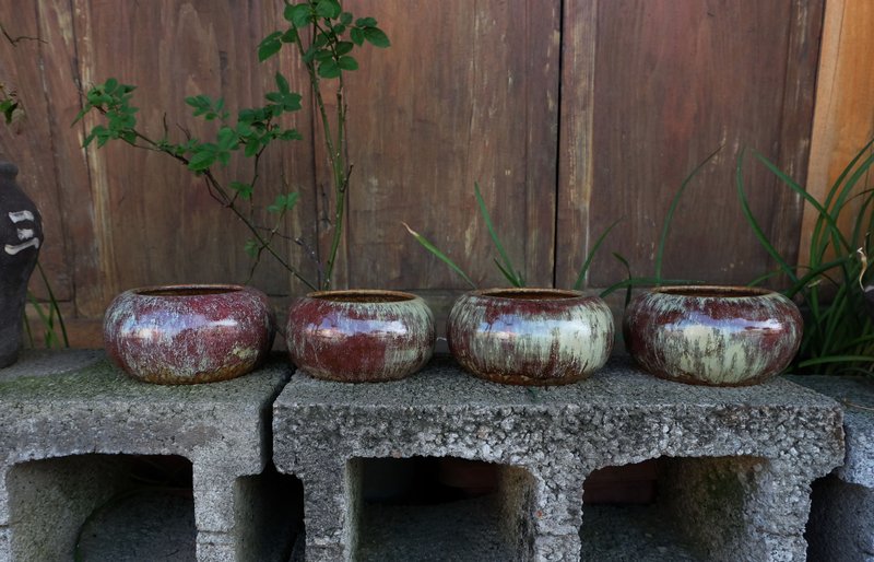 絳紫- 聚寶盆 水盂 - 擺飾/家飾品 - 陶 